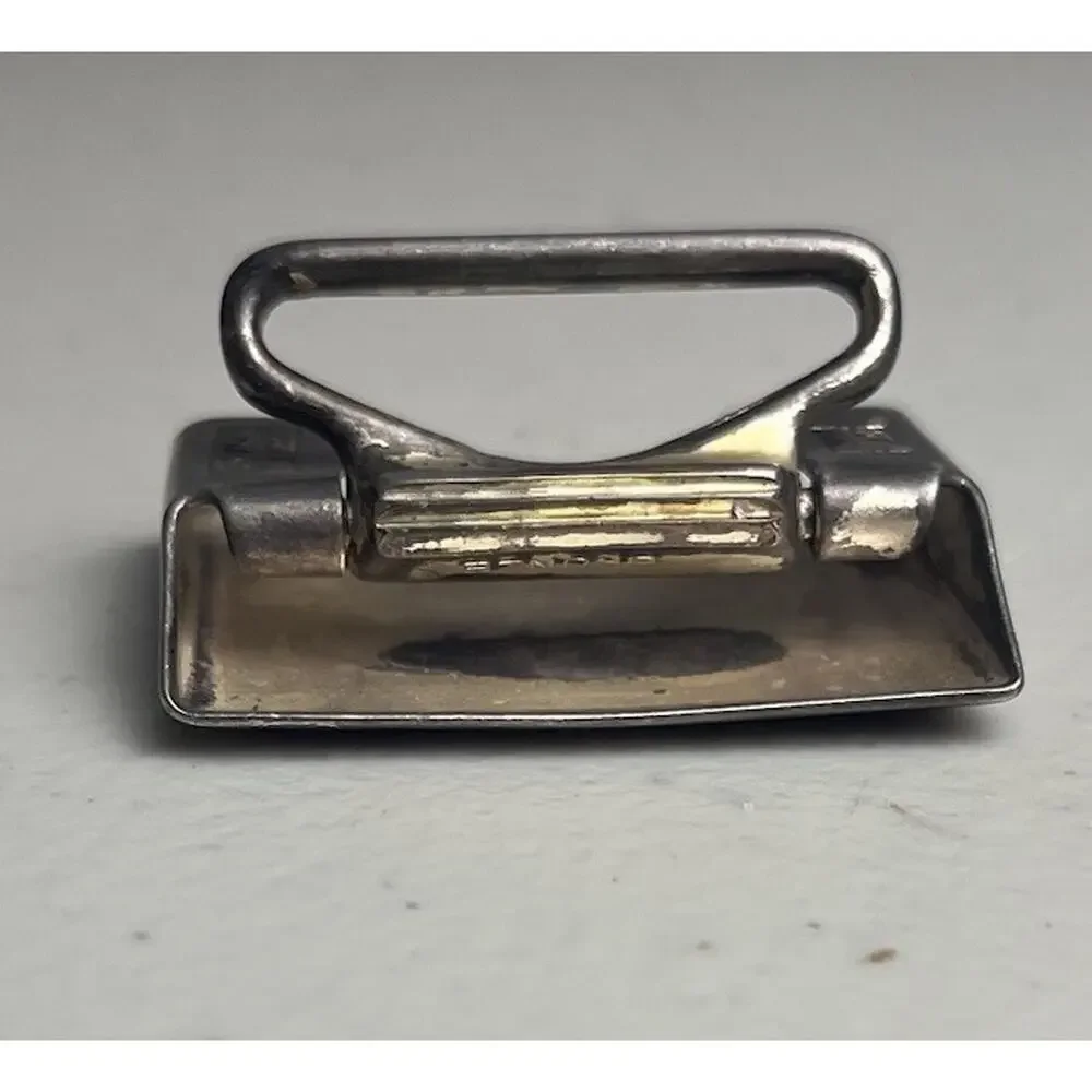 Vintage Hickok Belt Buckle G Hickok Plate Silver Tonen 1